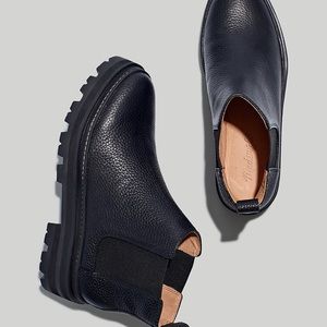 Madewell The Mariam Chelsea Boot in Pebbled Leather NH868 (new)